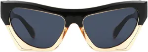 Vintage Rectangle Sunglasses Women Fashion Cat Eye Sun Glasses Eyewear Trendy Female Gradient Shades uv400
