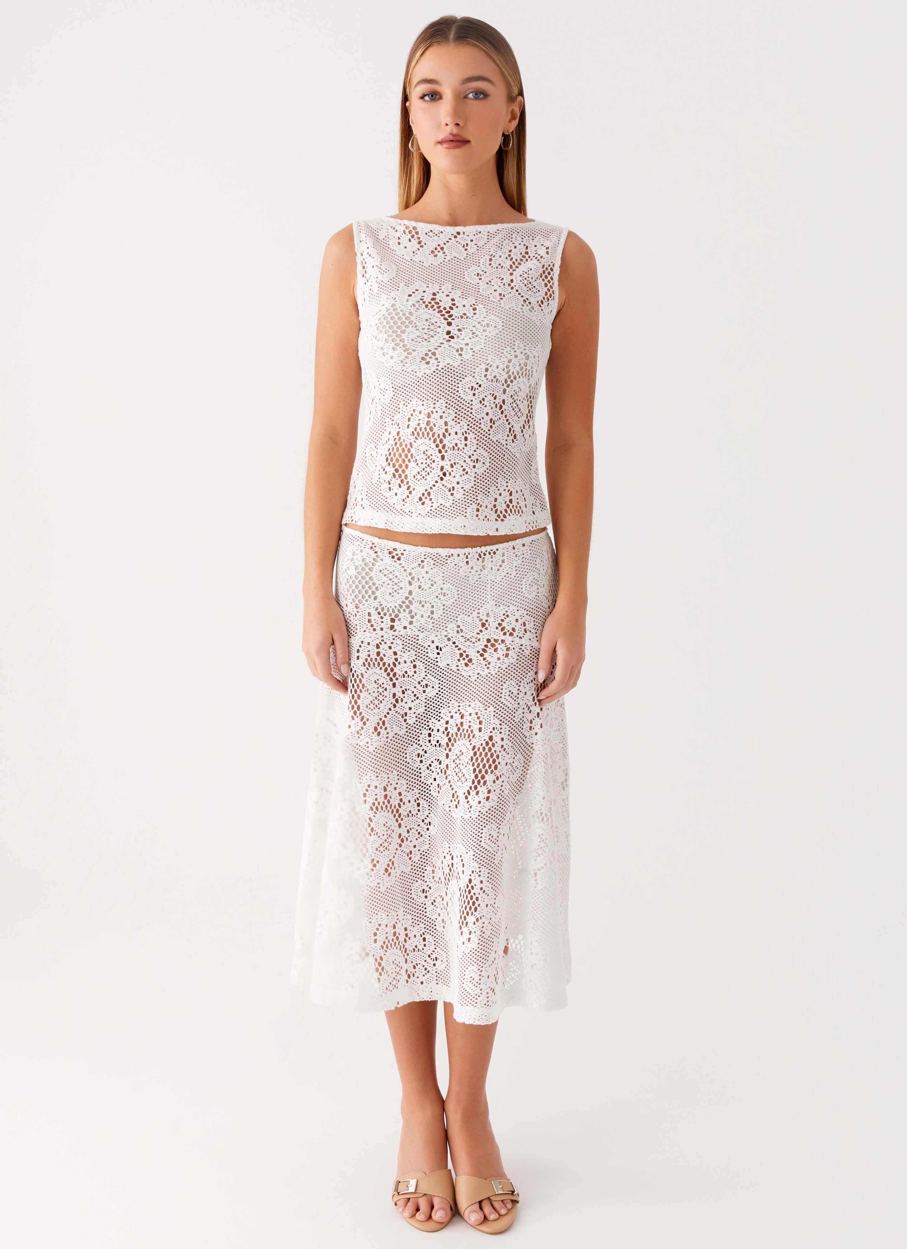 Virelle Lace Top - Ivory
