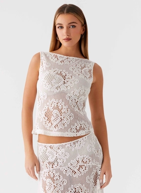 Virelle Lace Top - Ivory Virelle Lace Top - Ivory