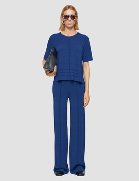 Viscose Grid Knit T-Shirt Viscose Grid Knit T-Shirt