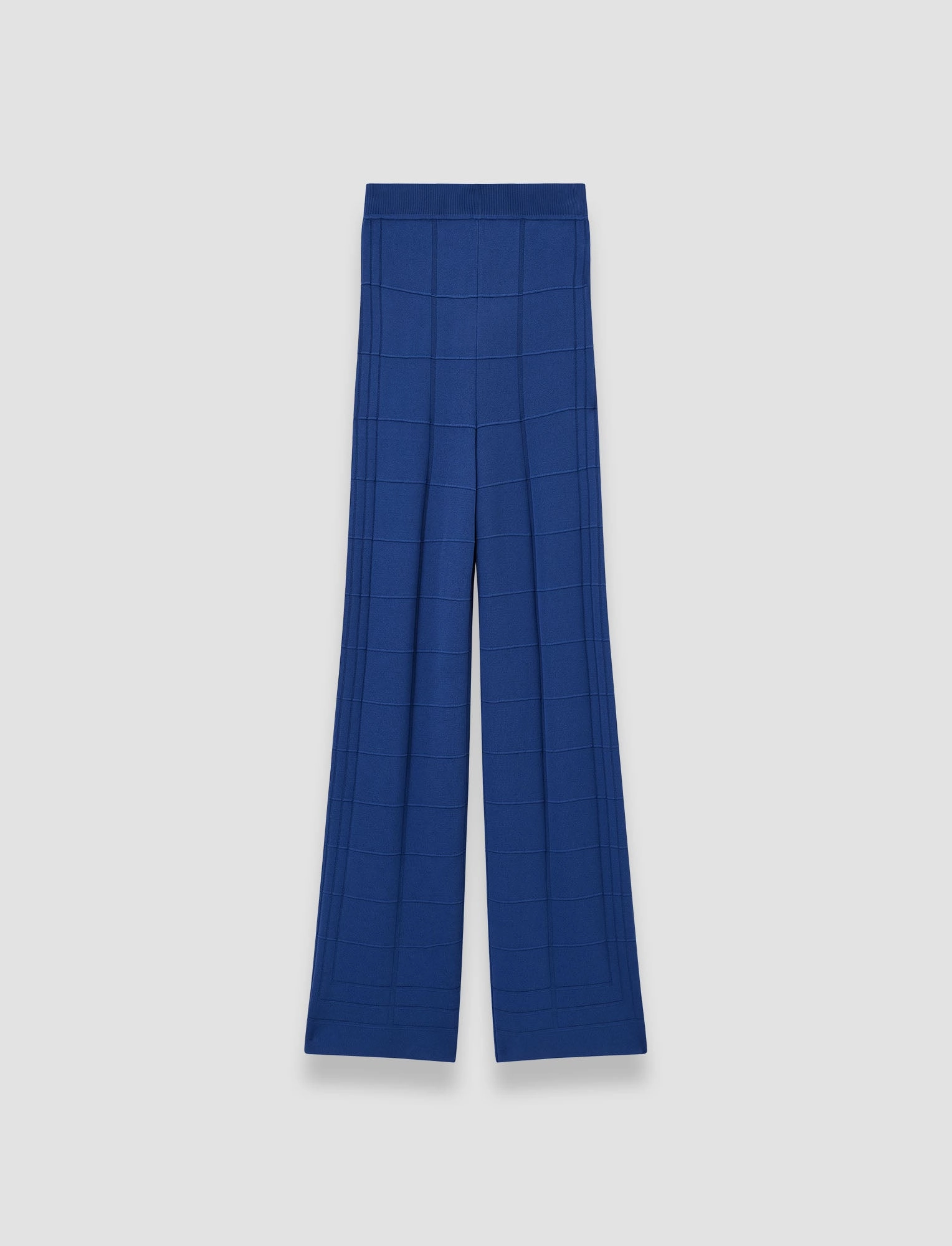 Viscose Grid Knit Trousers