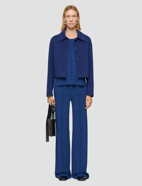Viscose Grid Knit Trousers Viscose Grid Knit Trousers
