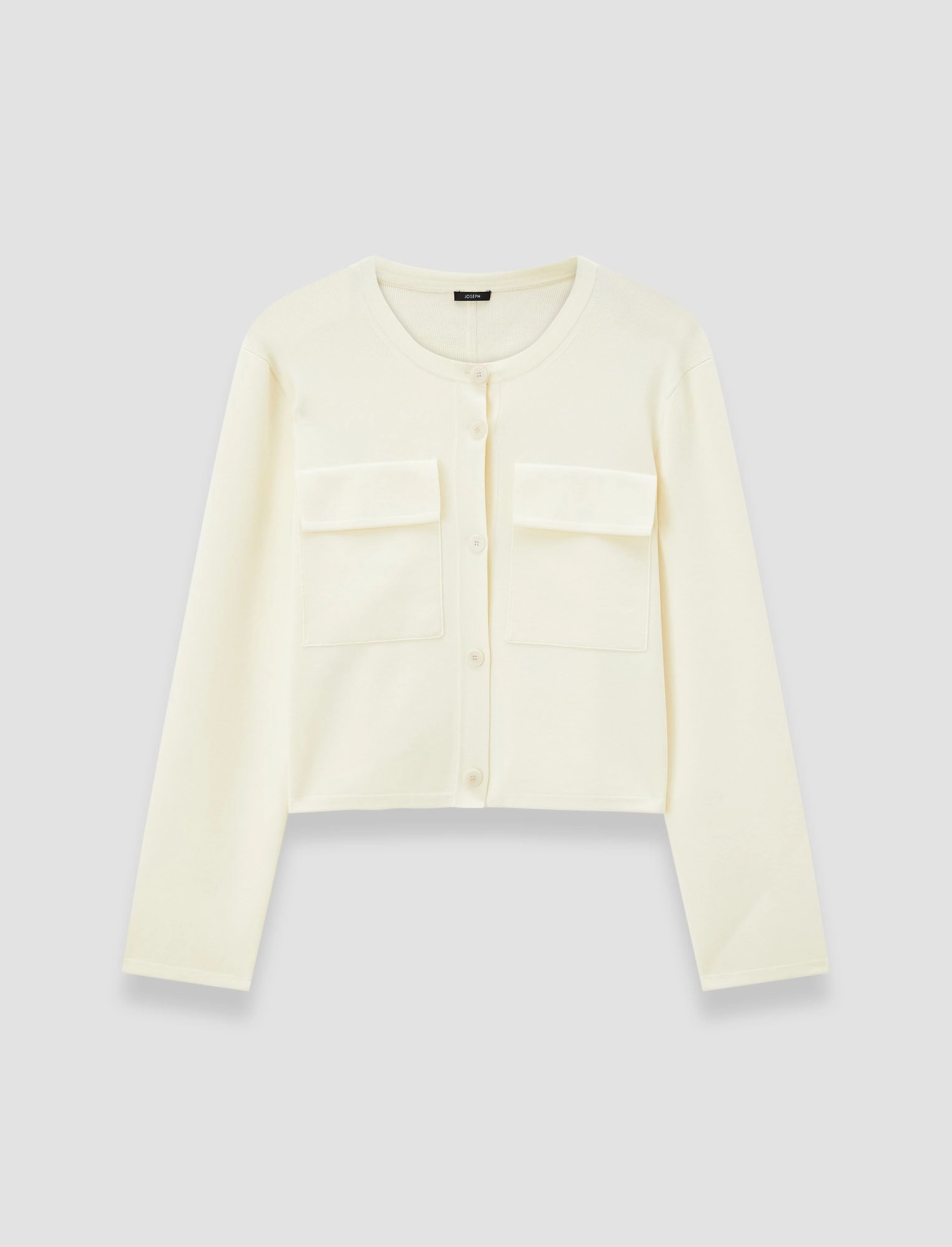 Viscose Knit Stretch Cardigan Jacket