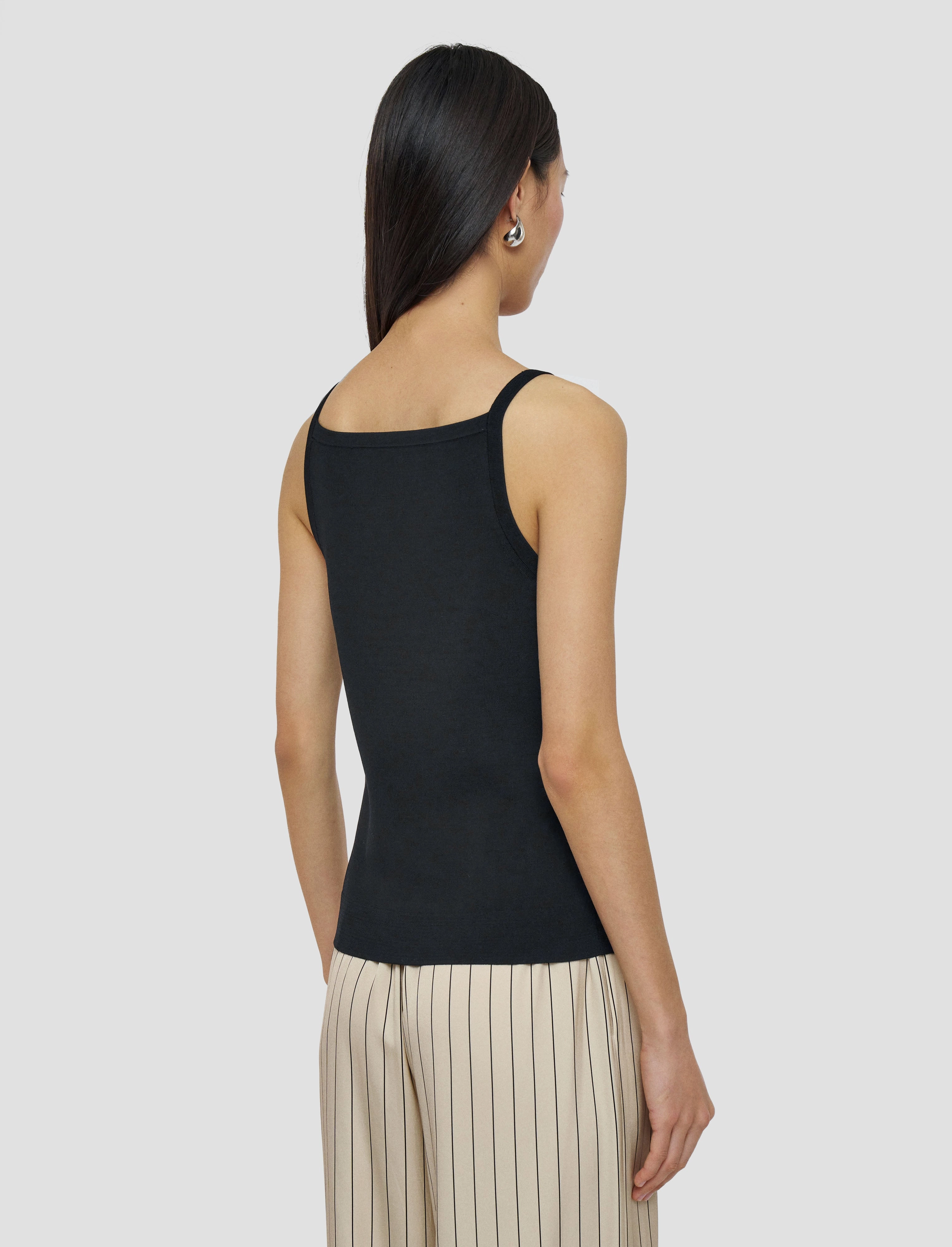 Viscose Knit Stretch Vest Top