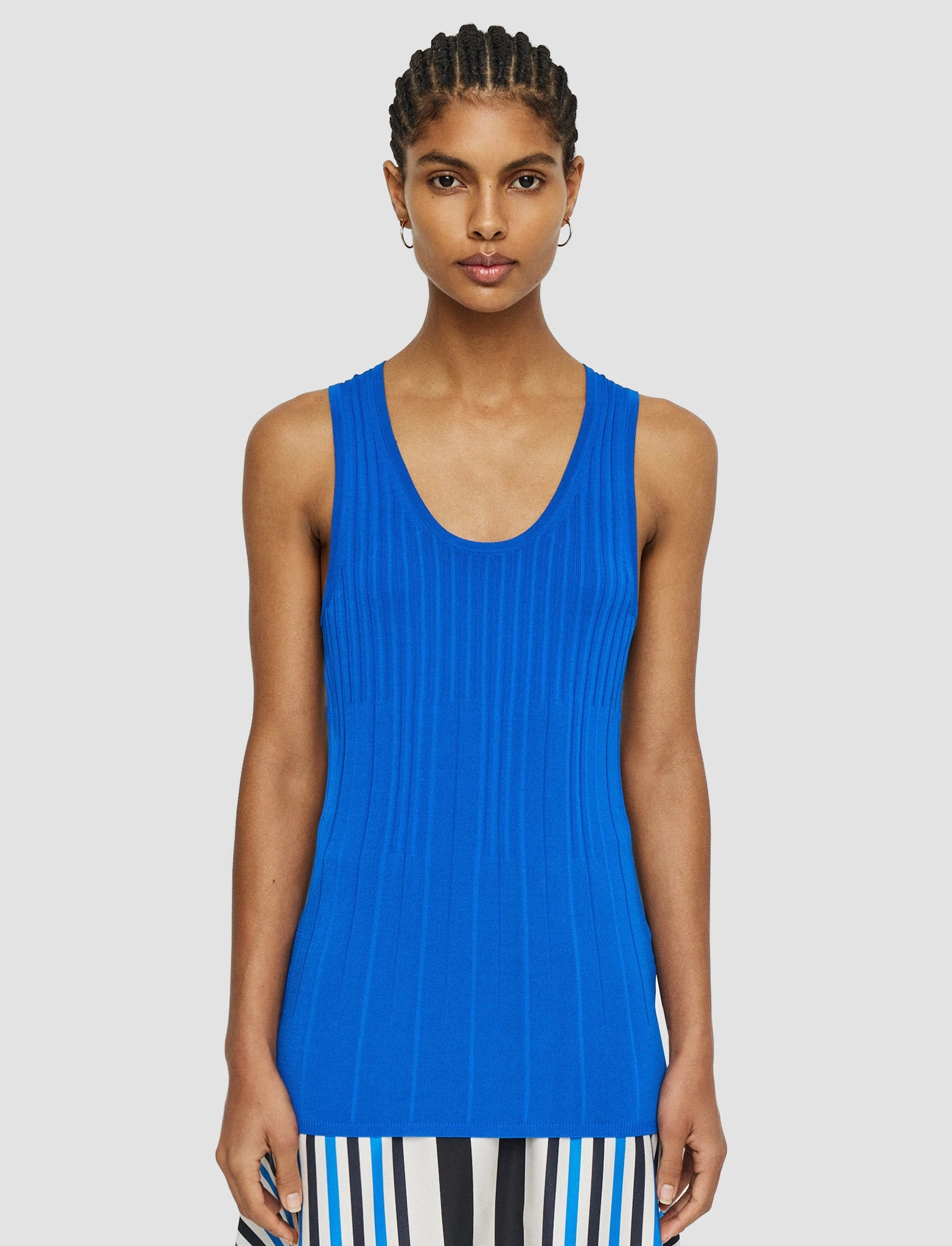 Viscose Rib Knit Tank Top