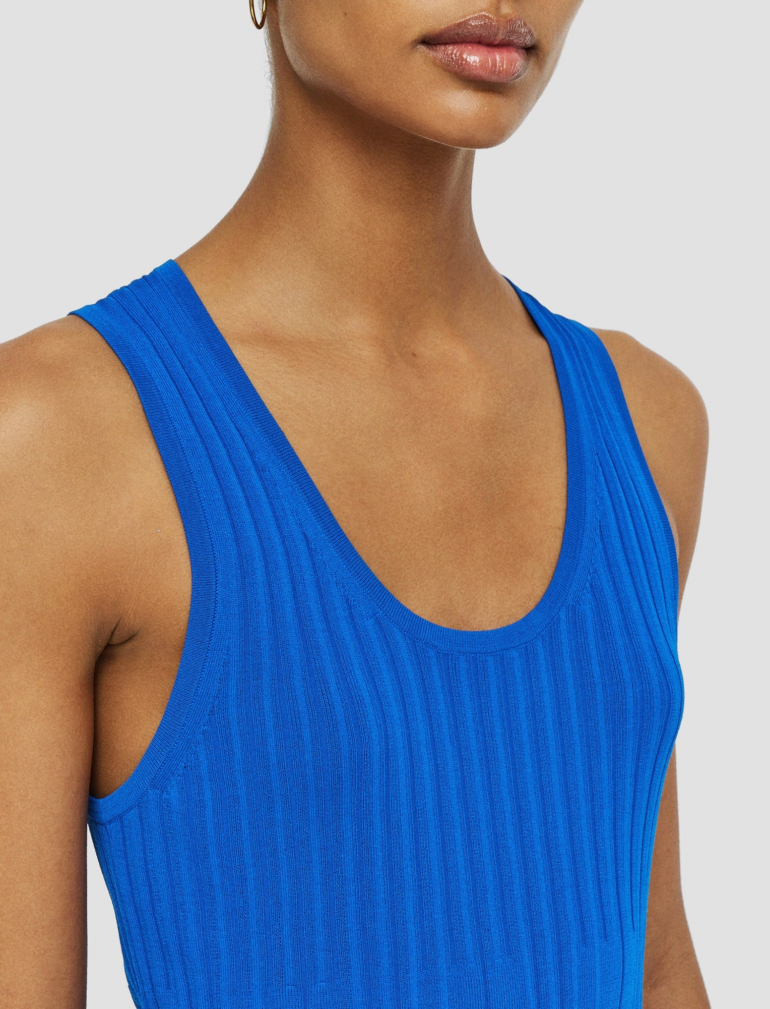 Viscose Rib Knit Tank Top