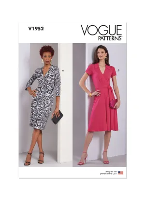 Vogue Pattern V1952 Misses' Dress
