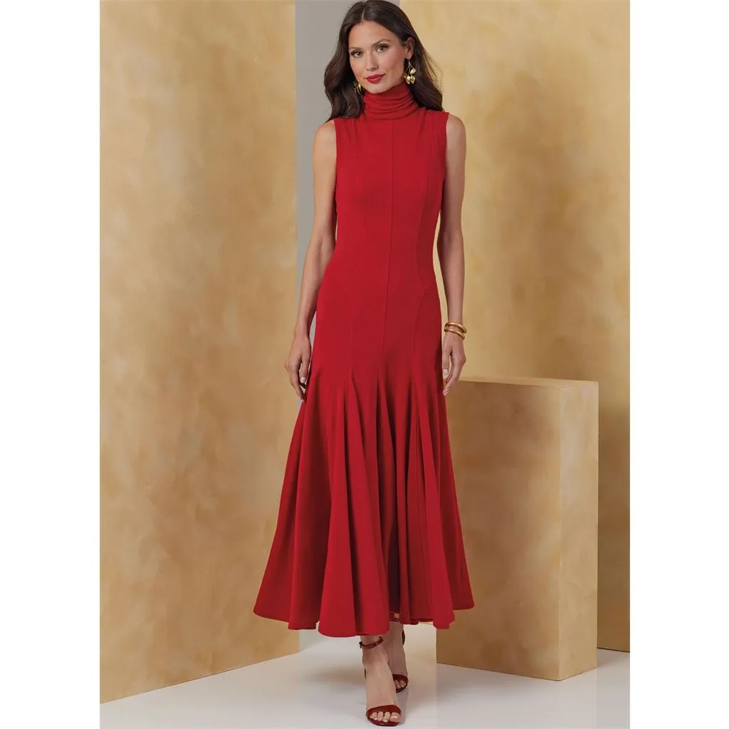 Vogue Pattern V2064 Misses' Knit Dresses