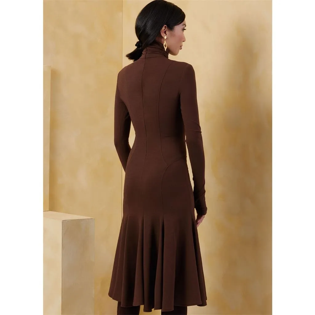 Vogue Pattern V2064 Misses' Knit Dresses