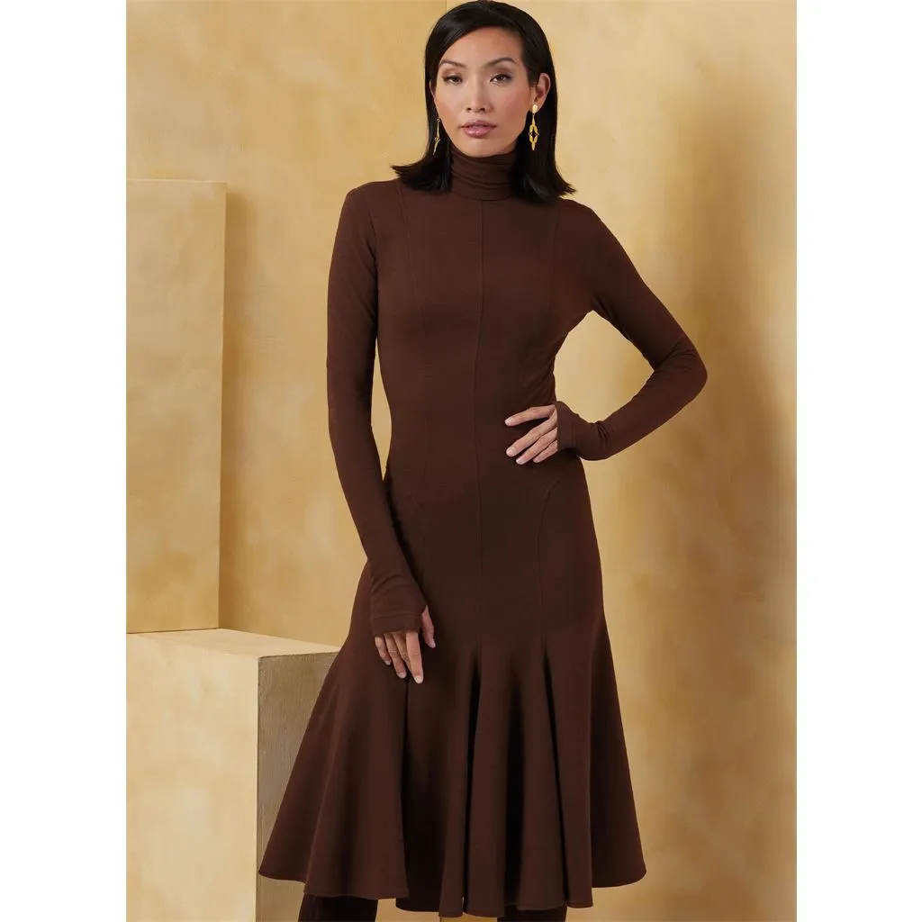 Vogue Pattern V2064 Misses' Knit Dresses