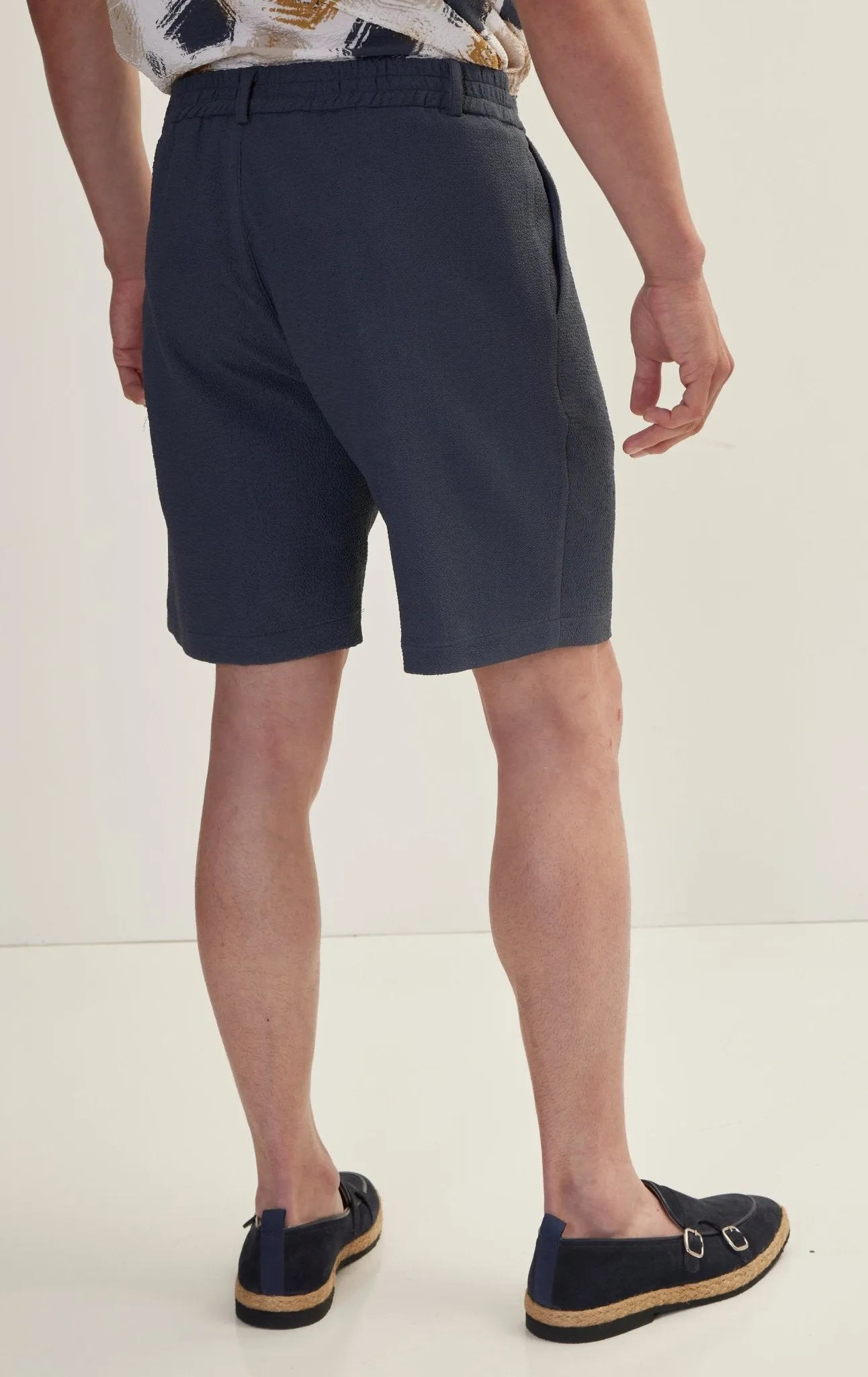 Waffle Stretch Beach Day Shorts - Anthracite