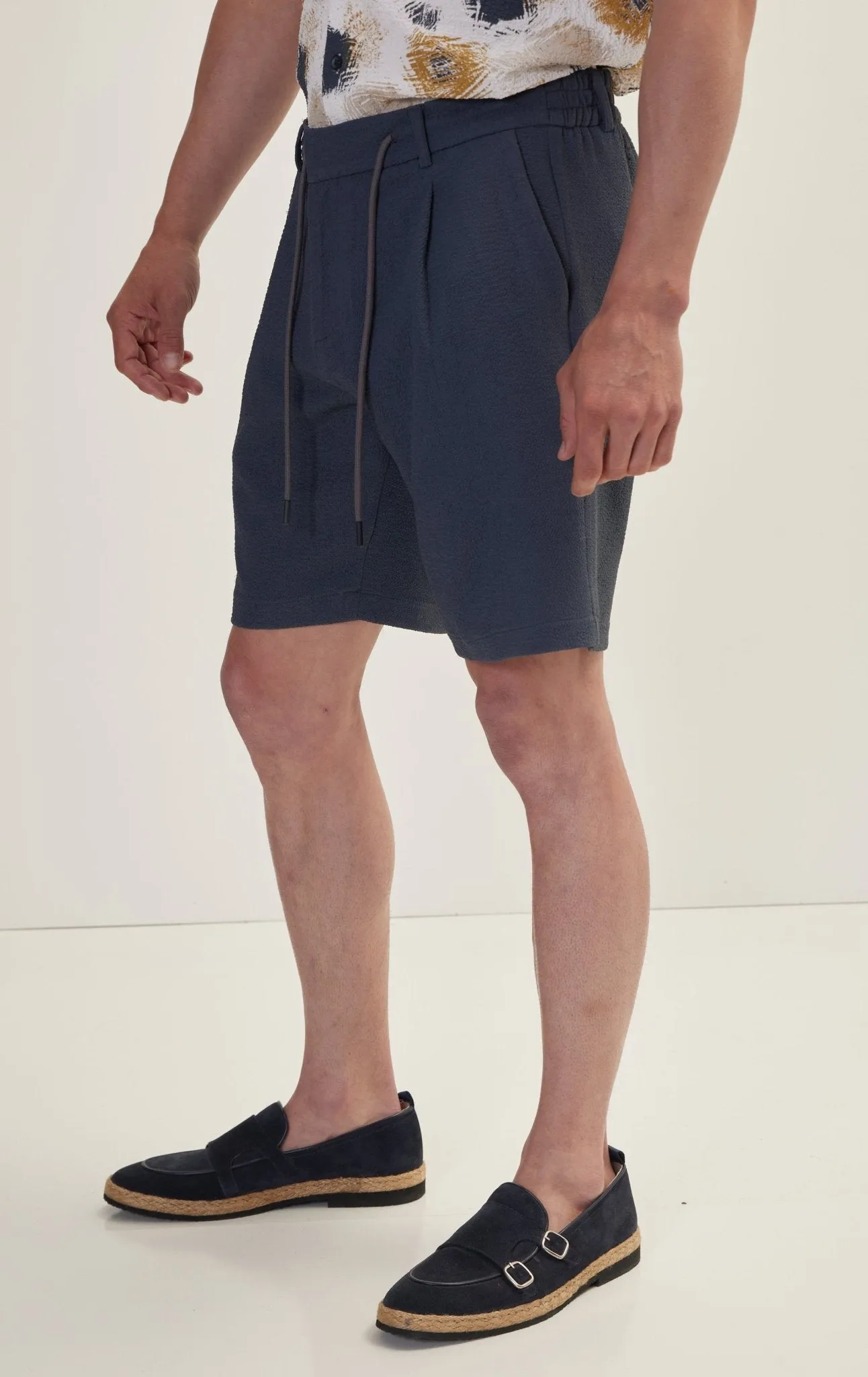 Waffle Stretch Beach Day Shorts - Anthracite