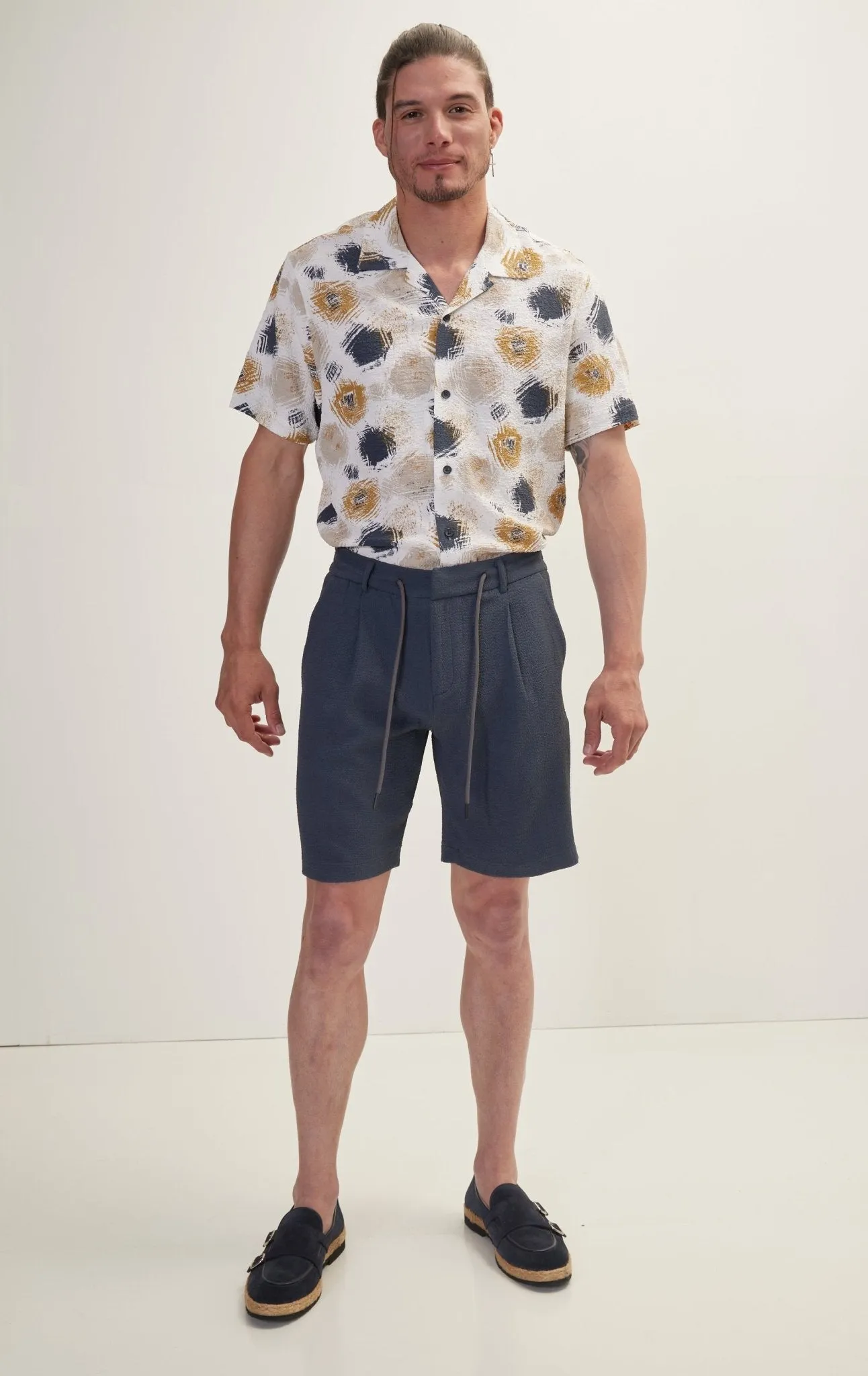 Waffle Stretch Beach Day Shorts - Anthracite