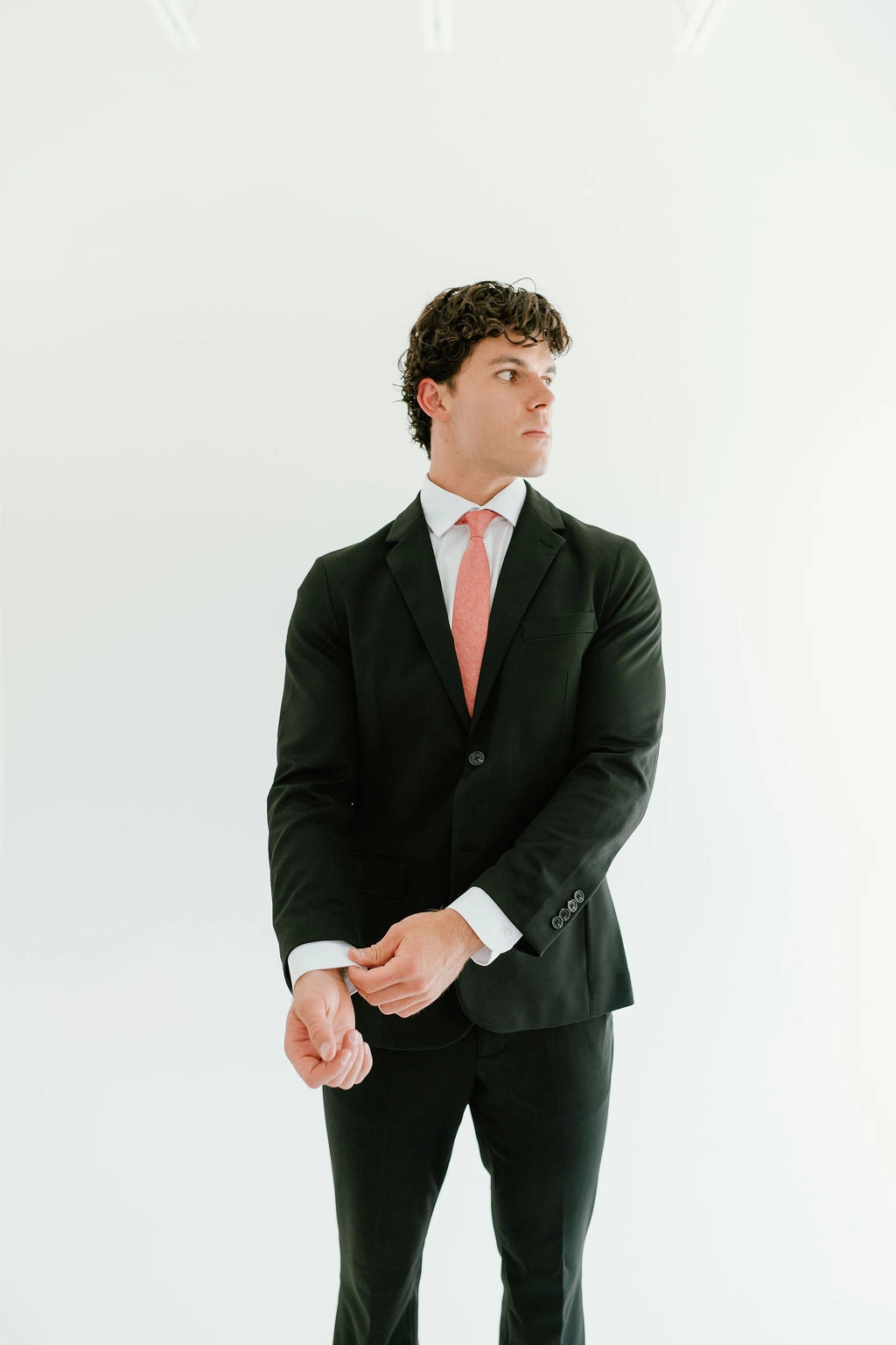 Washable 2-Pant Flex Suit Black