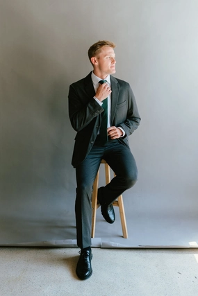 Washable 2-Pant Flex Suit Charcoal Washable 2-Pant Flex Suit Charcoal