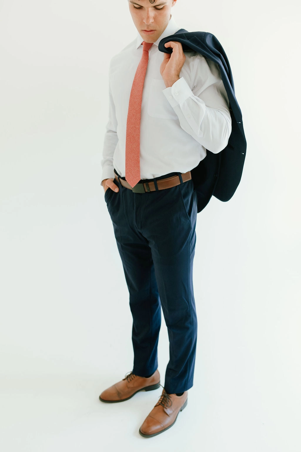 Washable 2-Pant Flex Suit Navy