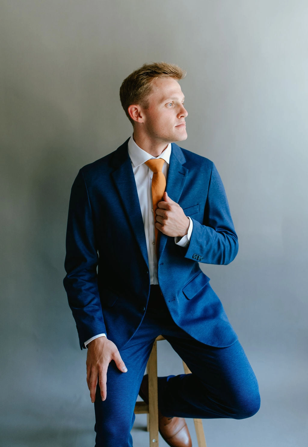 Washable 2-Pant Flex Suit Sapphire