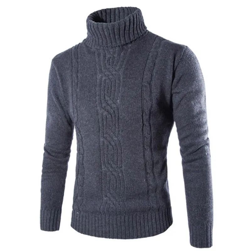 West Louis™ Hedging British Turtleneck Sweater