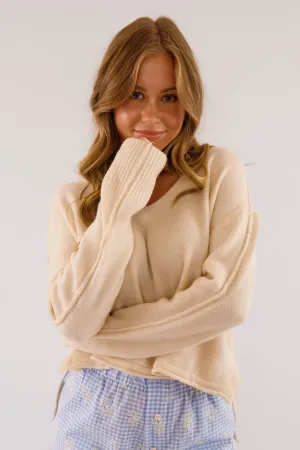 Where It Goes Sweater-Taupe Where It Goes Sweater-Taupe