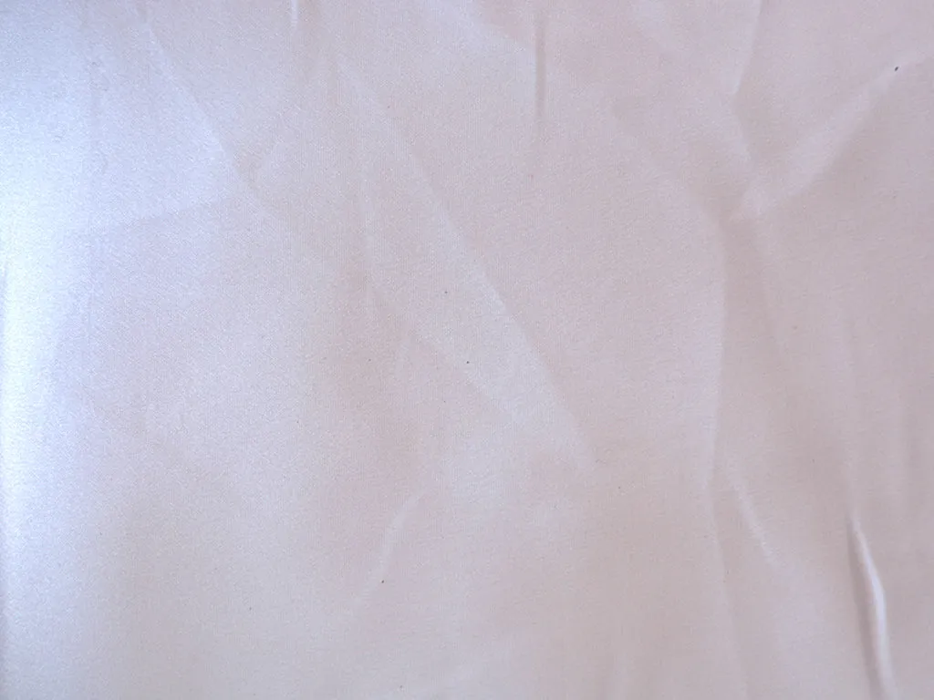 White Plain Moss Satin Fabric