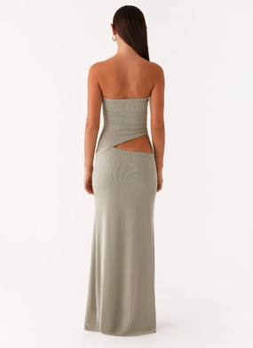 Wild Roses Maxi Dress - Sage Wild Roses Maxi Dress - Sage