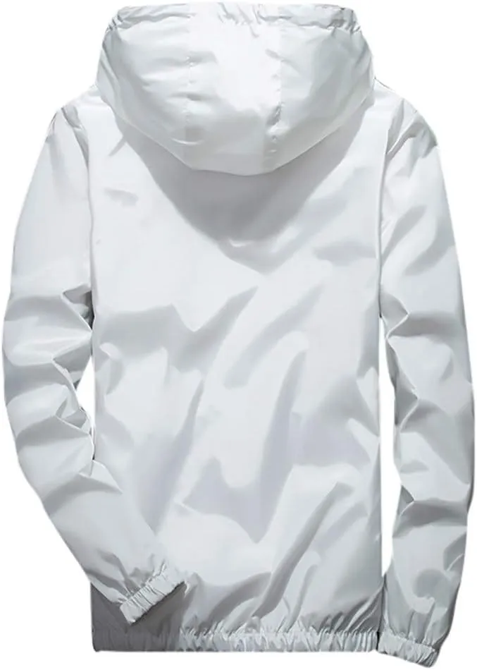 Windbreaker Jackets For Men Stylish Lightweight Long Sleeve Spring Fall Casual Zipper Waterproof Coats Mountain,M-7XL