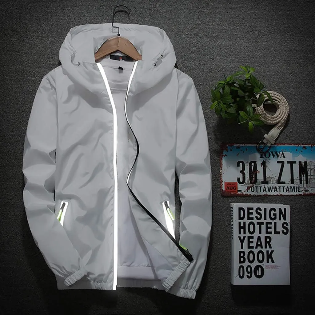 Windbreaker Jackets For Men Stylish Lightweight Long Sleeve Spring Fall Casual Zipper Waterproof Coats Mountain,M-7XL
