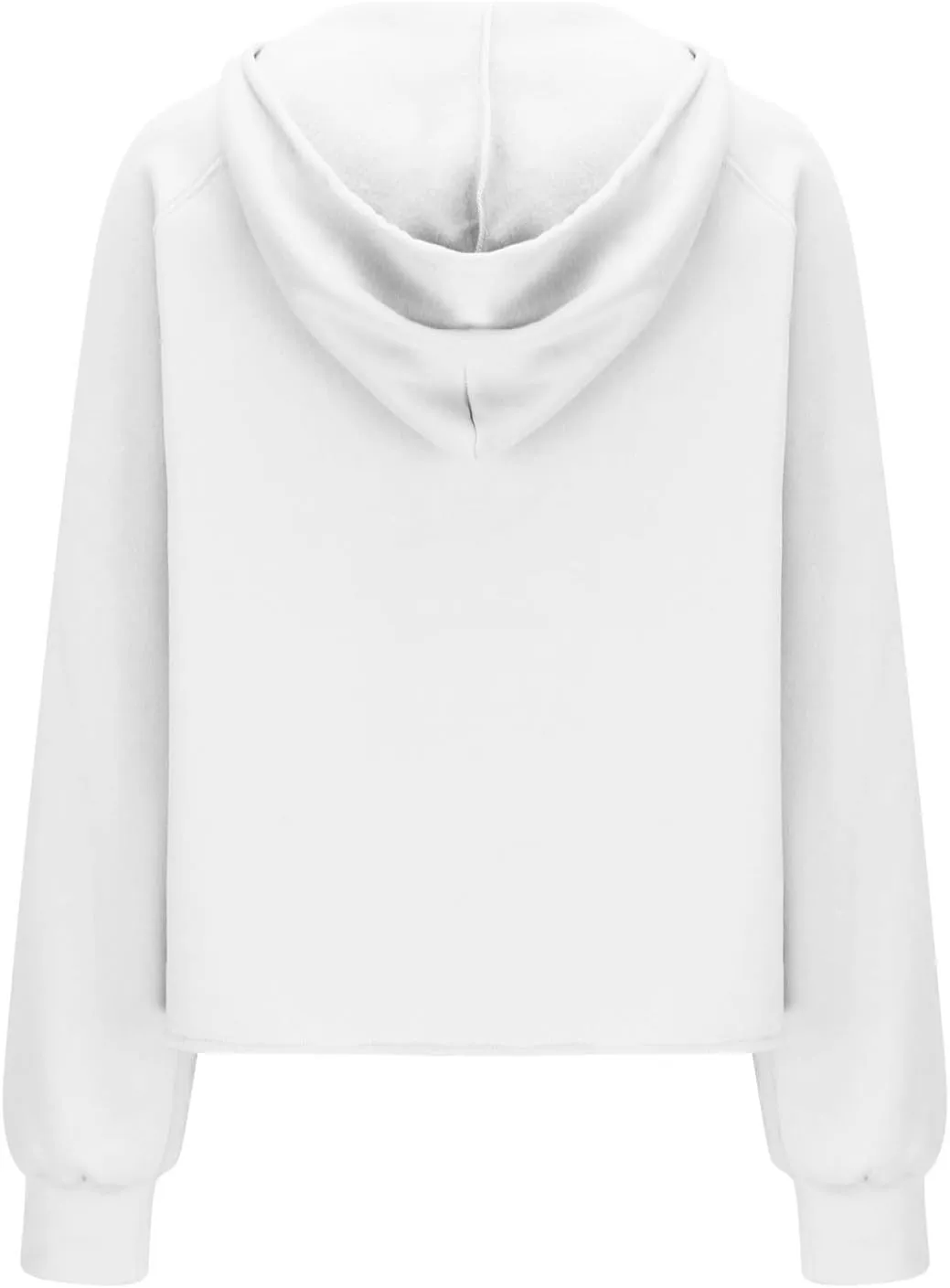 Women Cropped Sweatshirt Fashion Hoodies Casual Long Sleeve Half Zip Fleece Pullover Loose Workout Jackets with Pockets
