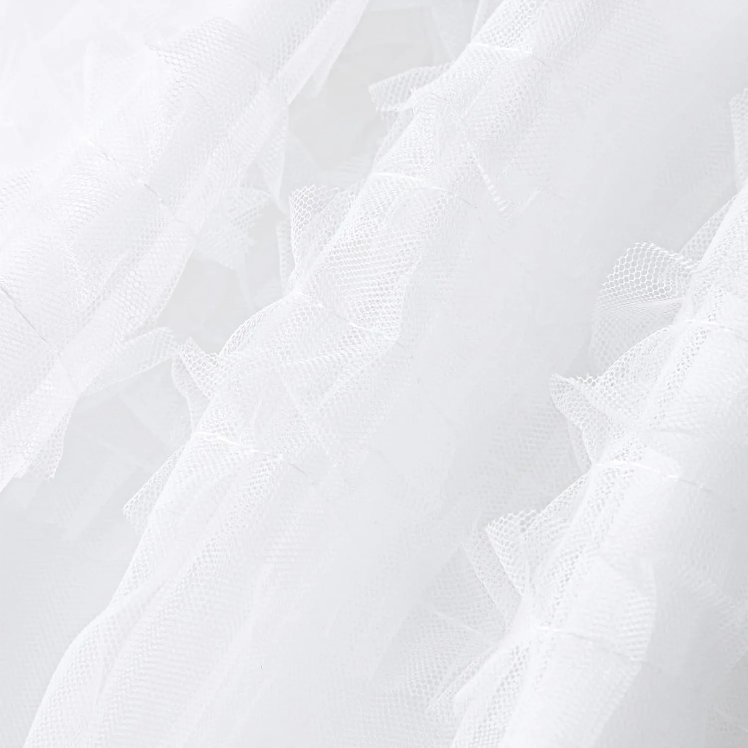 Women Puffy Tulle Maxi Skirt Layered A Line Tiered Ruffle Long Skirts Mesh Tutu Skirt Petticoat