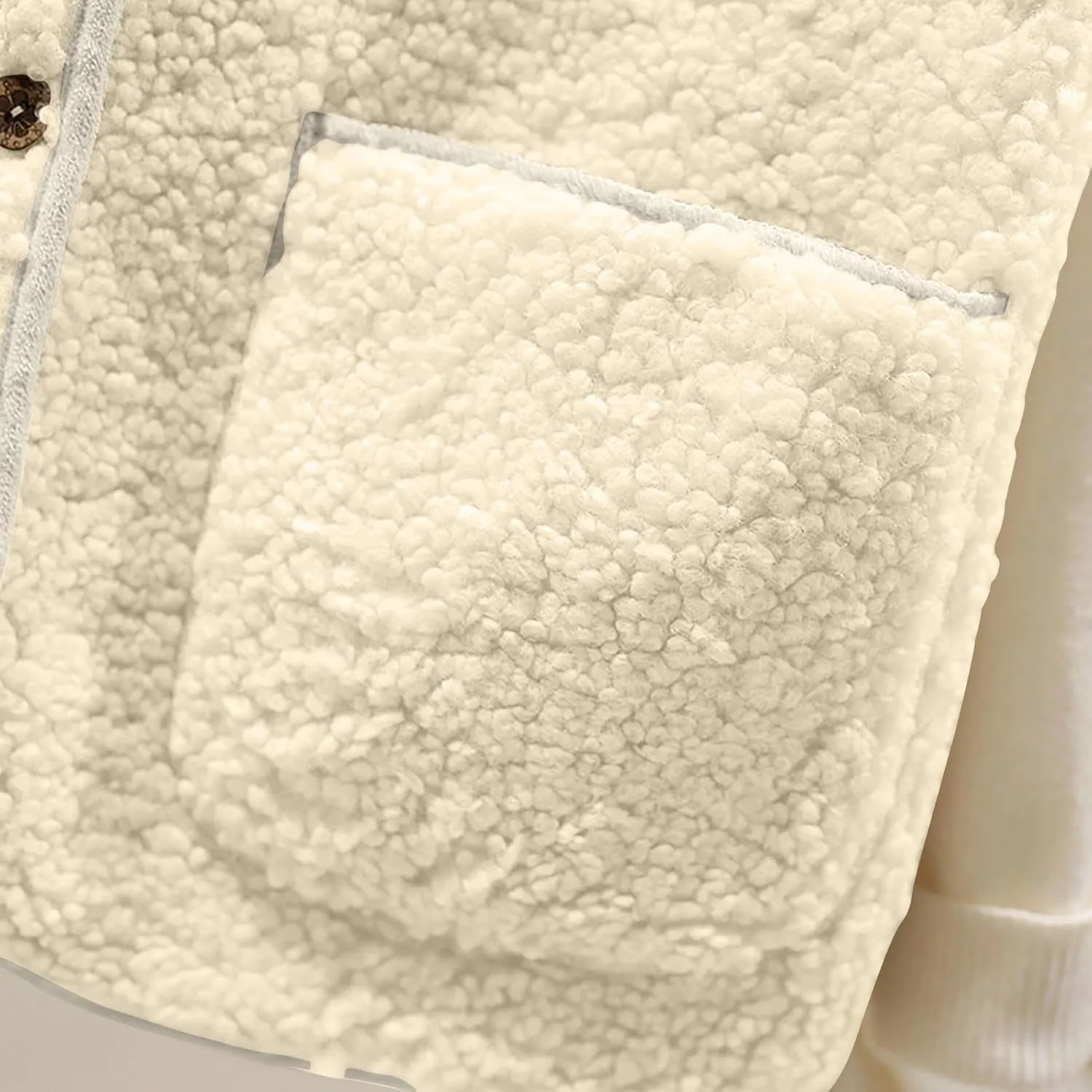 Women Sleeveless Sherpa Jackets Warm Sweater Vest Solid Pocket Lamb Cashmere Caots Fall Winter Short Button Outerwear