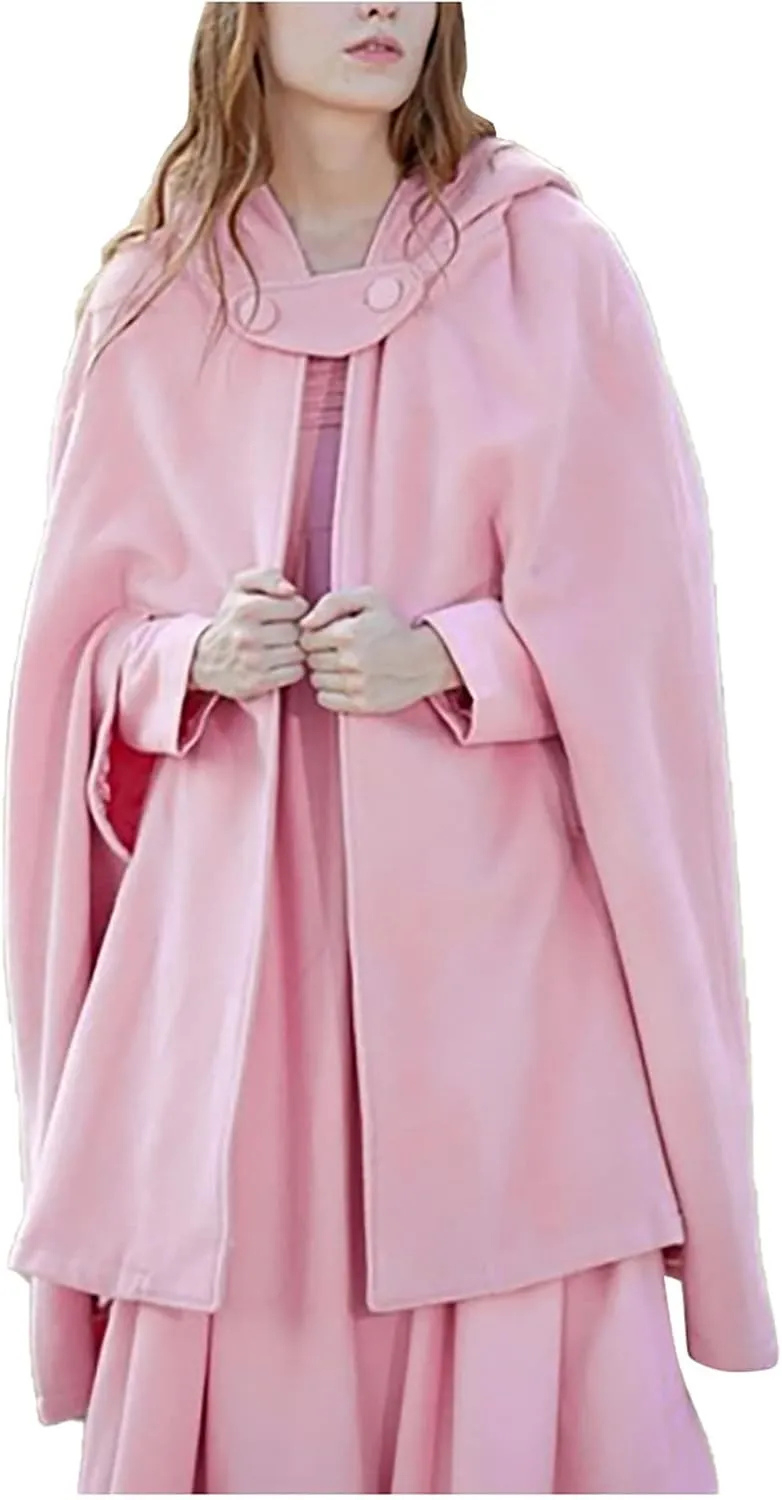 Women Trendy Trench Coat Open Front Cardigan Jacket Hooded Coats Shawl Cape Cloak Mantle Plus Gothic Halloween Cloak