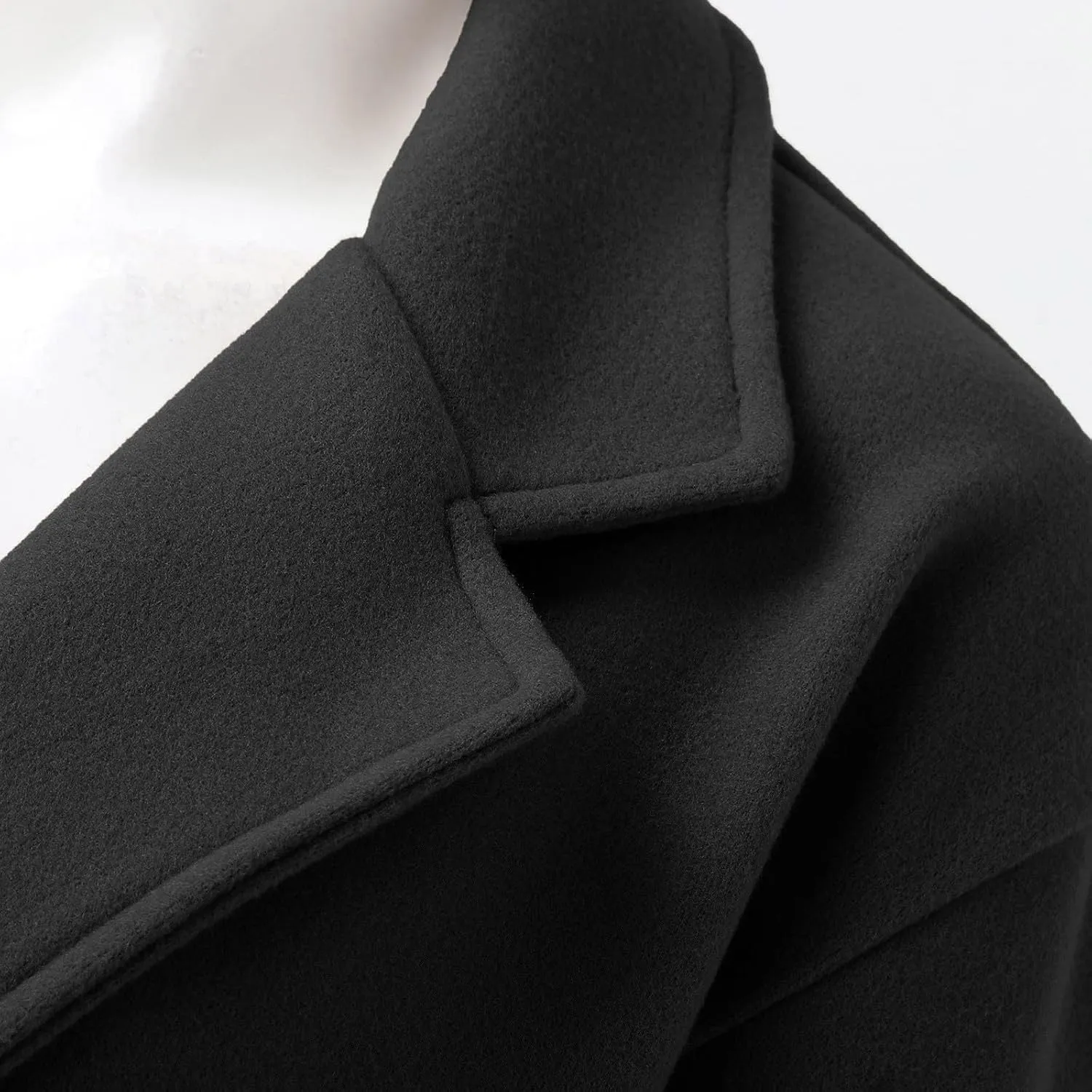 Women Turn Down Collar Overcoat Plus Size Casual Cardigan Coat Solid Oversized Jacket Fashion Winter Woolen Coats