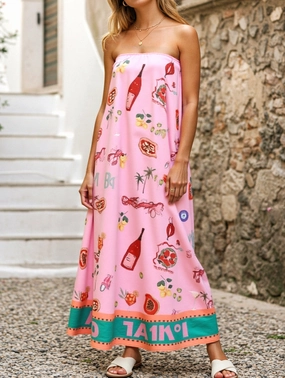 Women's Ethos Linen Blend Dress ??Casual Holiday Beach Style Women's Ethos Linen Blend Dress ??Casual Holiday Beach Style