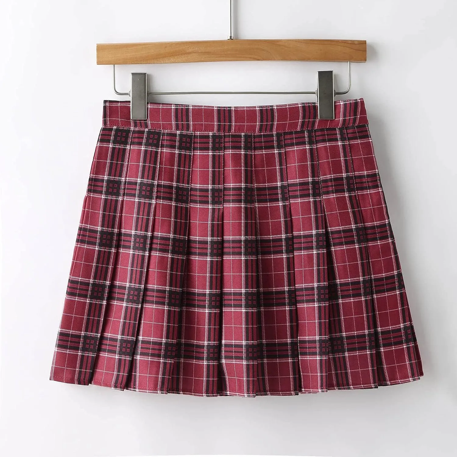 Women's A-line High Waist Short Skirt Pleated Short Mini Skirts Dance Large Swing Half Preppy Skirts Spring
