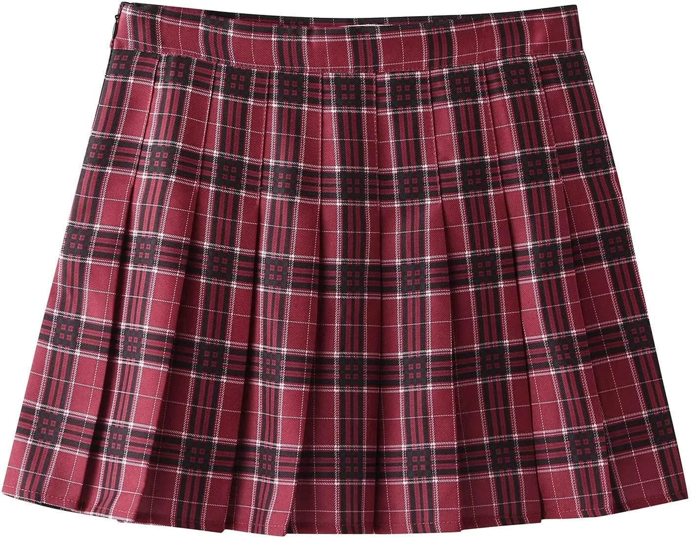 Women's A-line High Waist Short Skirt Pleated Short Mini Skirts Dance Large Swing Half Preppy Skirts Spring