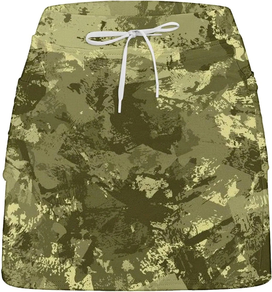 Womens Activewear Pleated Tennis Skirts Fade Pattern Printed Culottes Skinny Mid Waisted Workout Summer Fashion Skirt