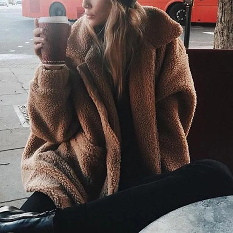 Women's Autumn Faux Fur Coats