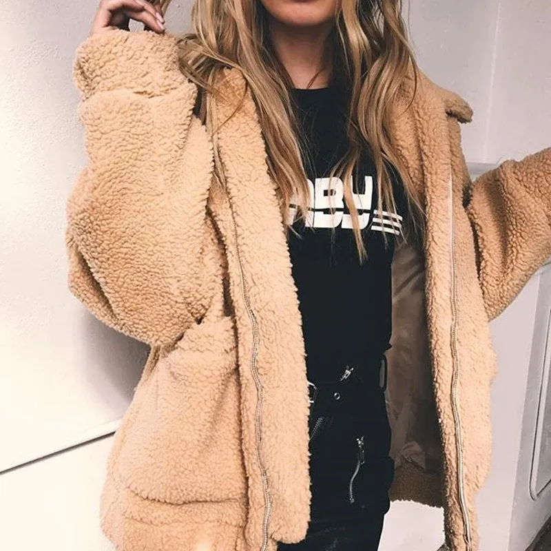 Women's Autumn Faux Fur Coats