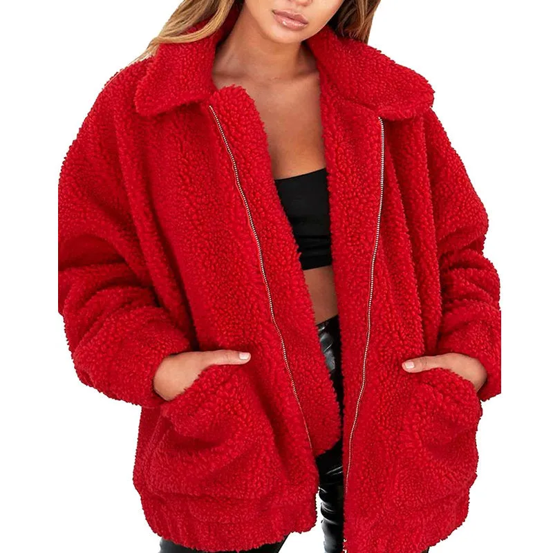 Women's Autumn Faux Fur Coats