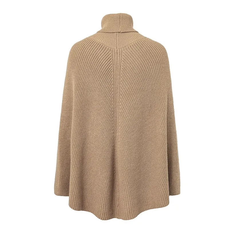 Women's Autumn/Winter Sweater With Batwing Sleeve | Knitted Pullover