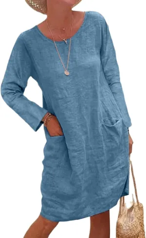 Square Neck Puff Sleeve Dresses