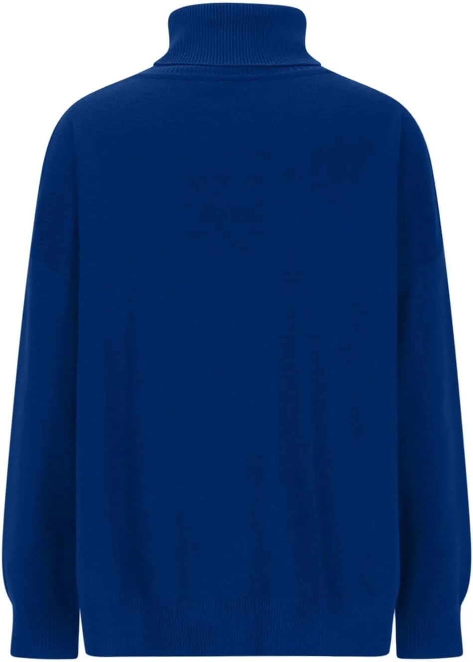 Women's Fall Turtleneck Sweater Casual Long Sleeve Comfy Knit Pullover Tops Side Split Loose Tunics Oversized Shirt