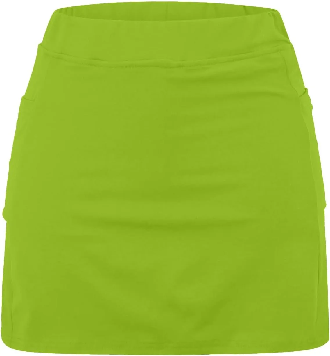 Womens Golf Pleated Tennis Skirts Solid Color Style Soft Culottes Skinny Mid Waisted Athletic Sport Short Skirts