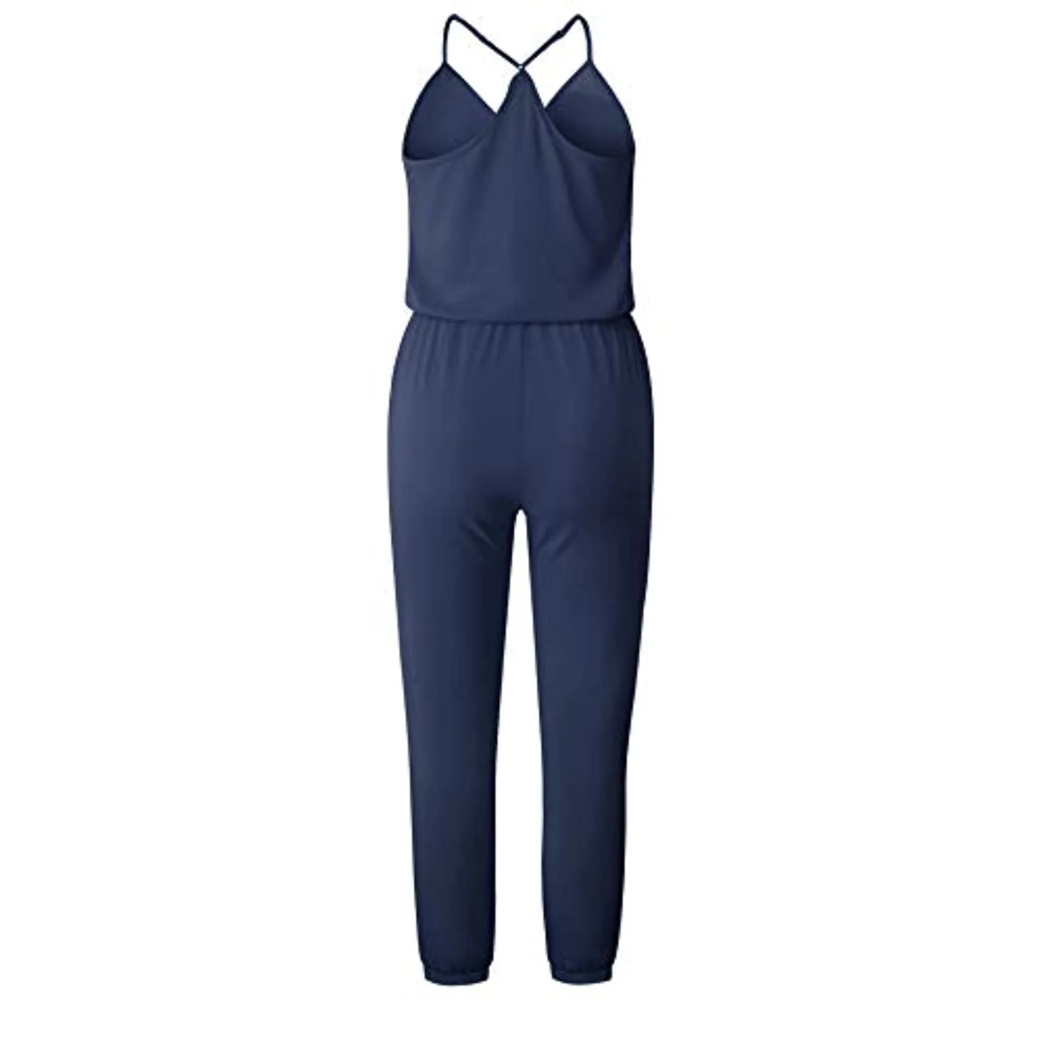 Women's Jumpsuits Rompers V Neck Spaghetti Strap Jumpsuits