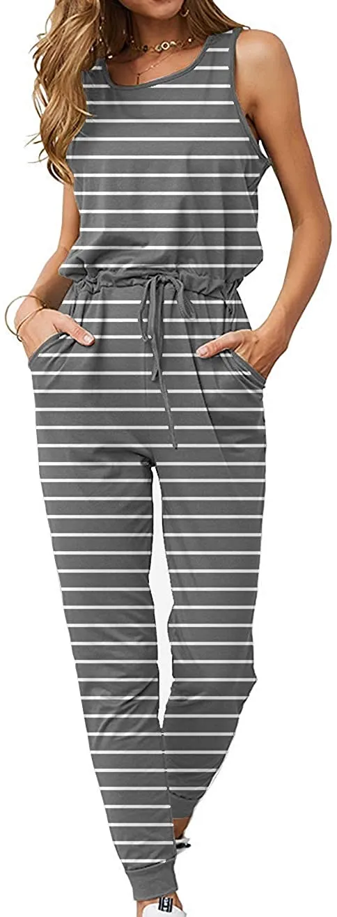 Women's Jumpsuits Rompers V Neck Spaghetti Strap Jumpsuits