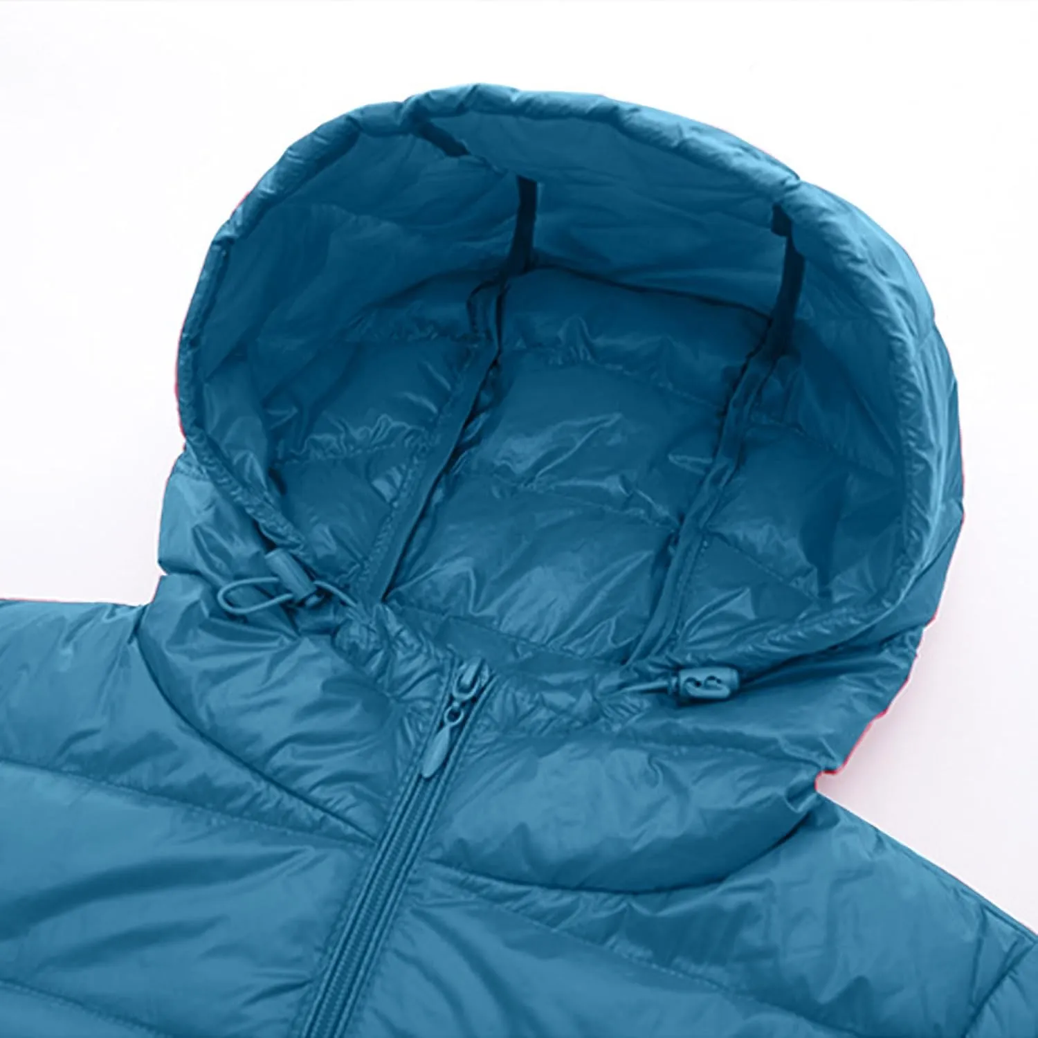 Womens Lightweight Long Puffer Jacket Winter Warm Packable Down Coat Oversized Zip Up Long Sleeve Outerwear With Hood