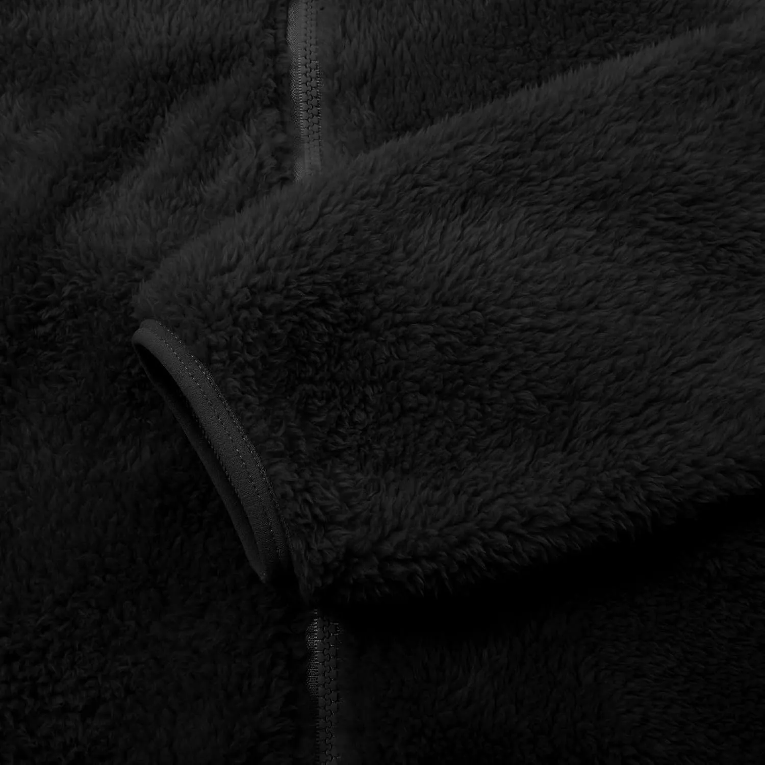Womens Sherpa Fleece Jackets Full Zip Soft Warm Fuzzy Jacket Stand Collor Winter Outerwear with Pockets