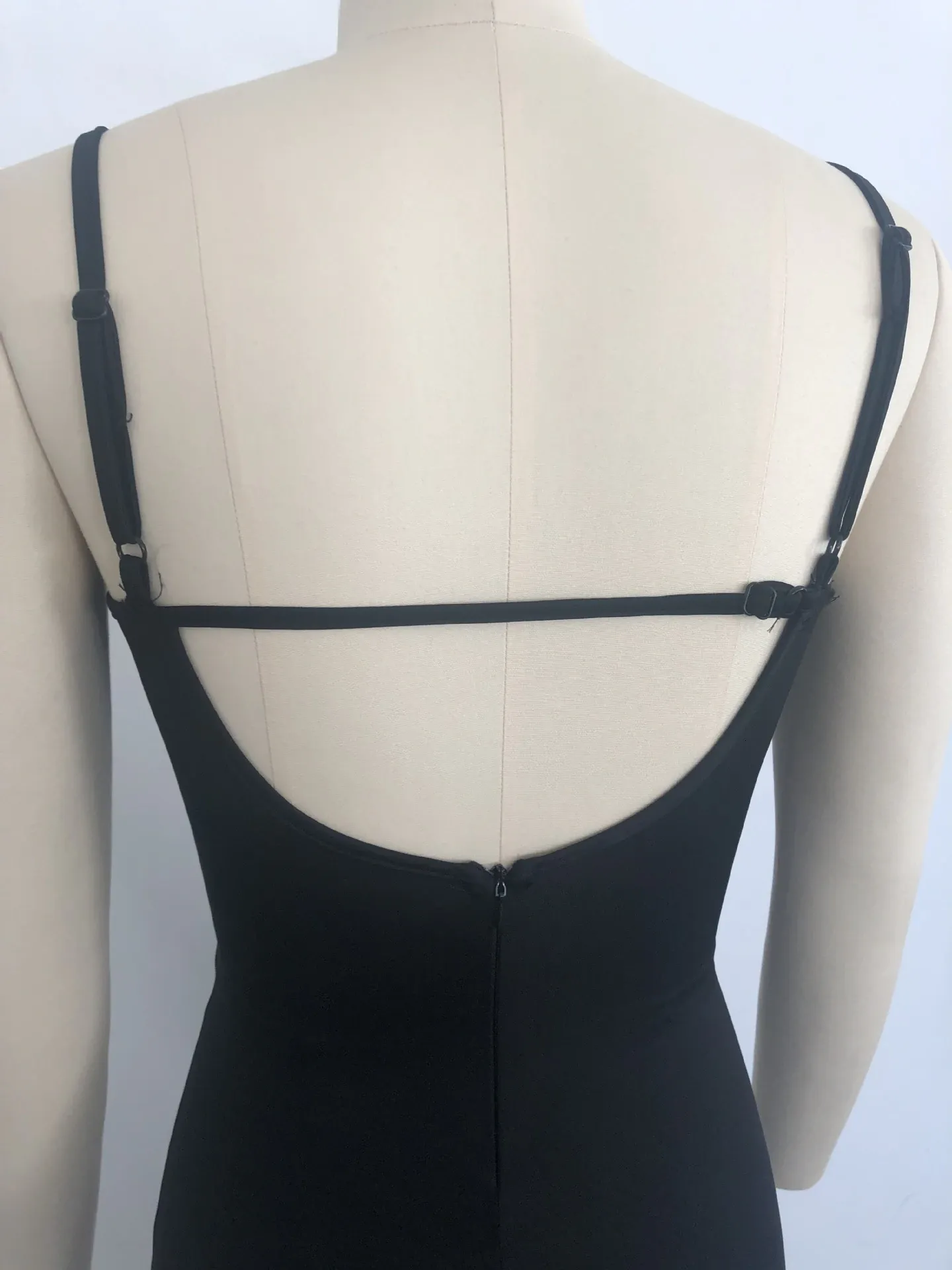Women's Summer Backless Mesh V-Neck Jumpsuit With Lace
