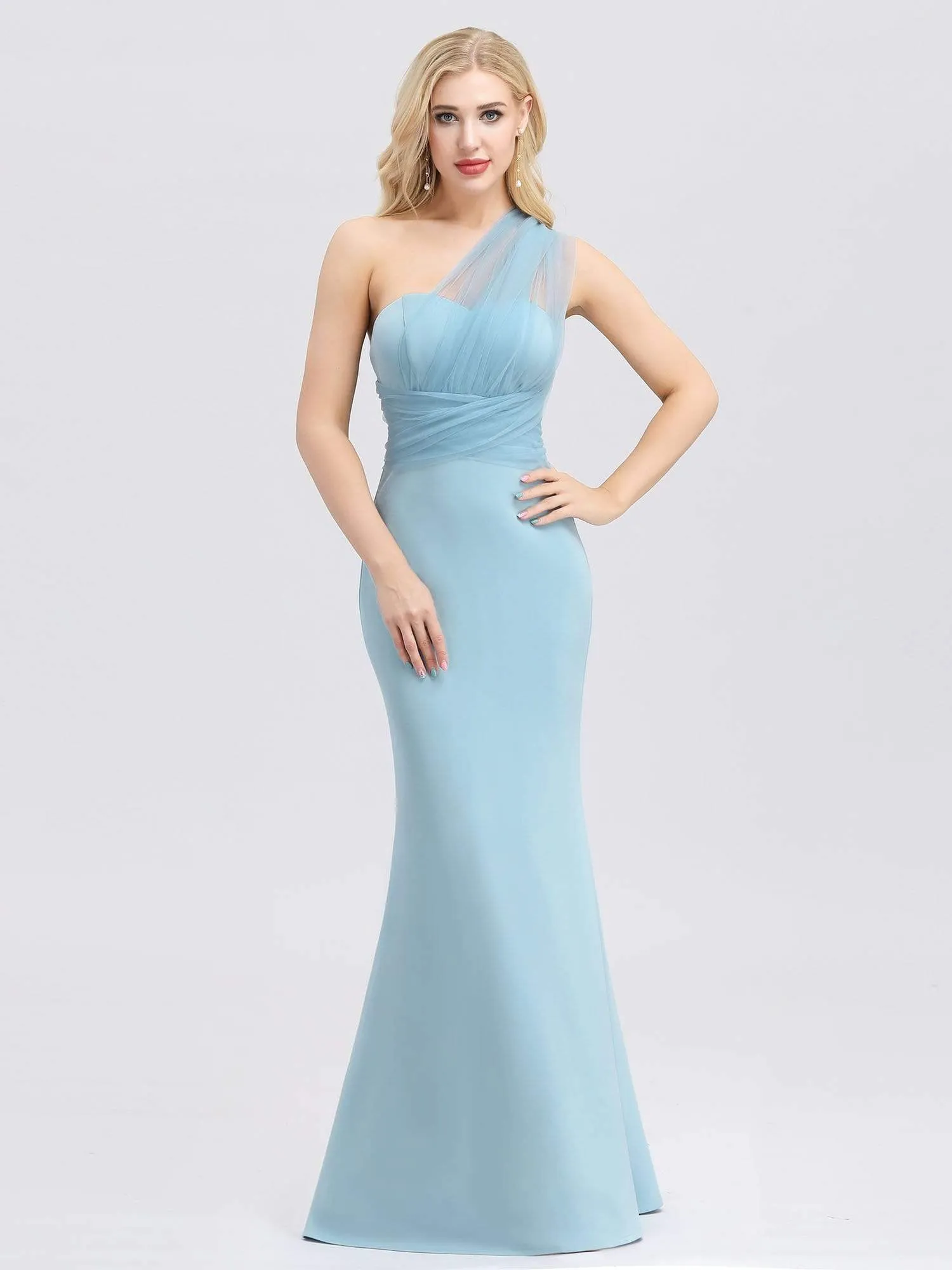 Women's Sweetheart Neckline Self-tie Bodycon Mermaid Dress