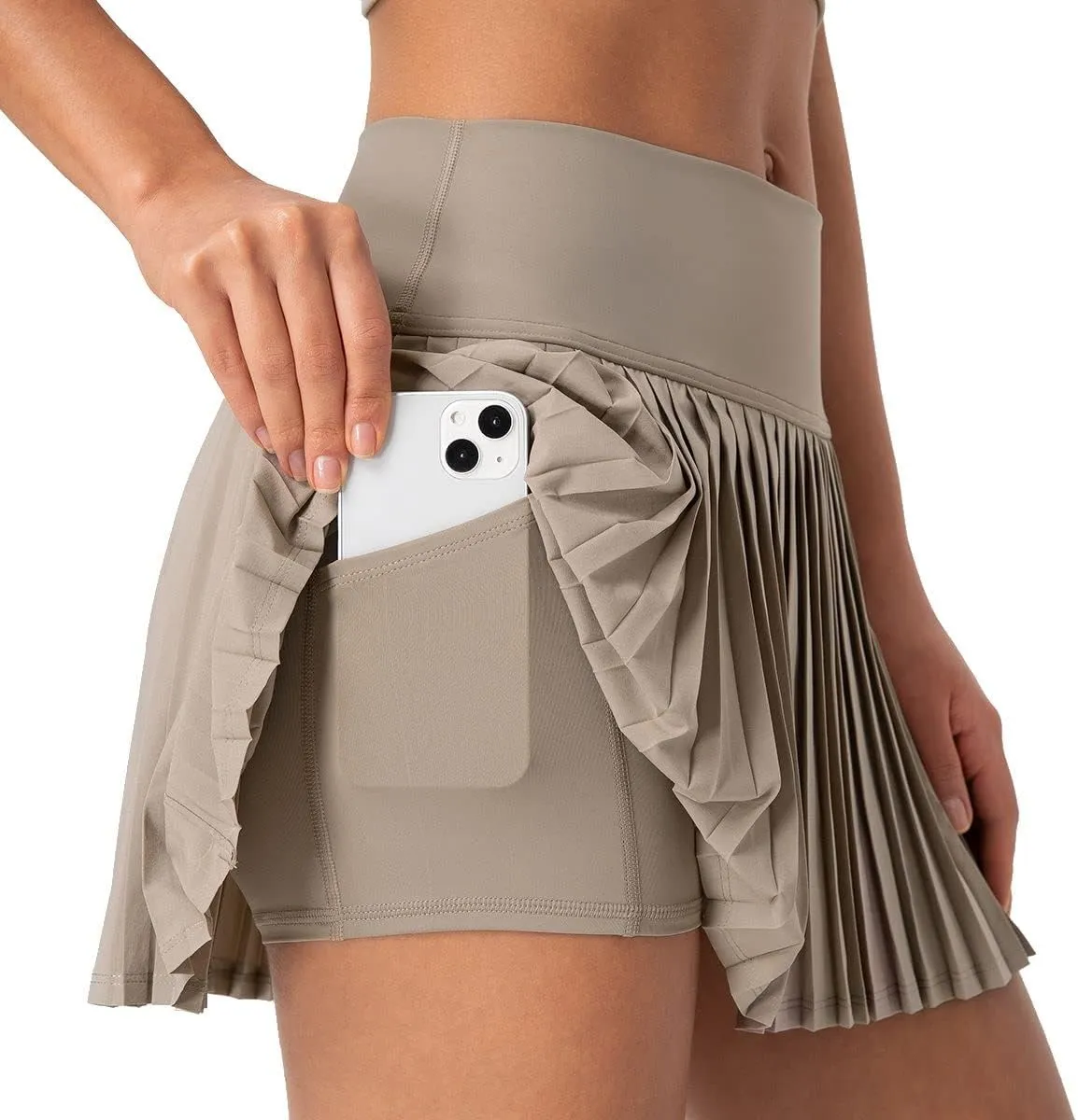 Womens Tennis Skirts with Pockets High Waist Workout Running Skirts Pleated Athletic Skirts Skort